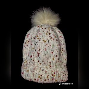 LOFT Confetti Pom Pom Hat